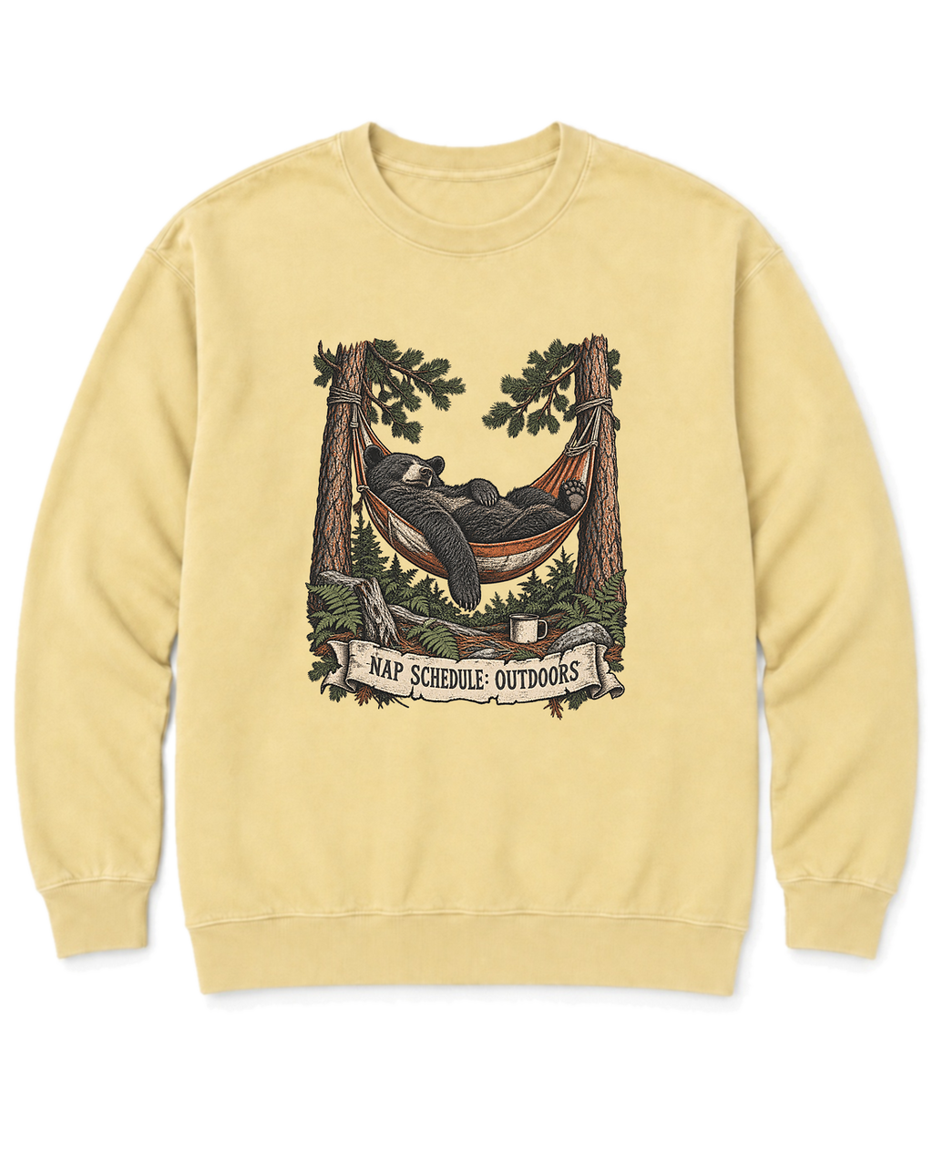 Hammock Bear Sweatshirt - Butter