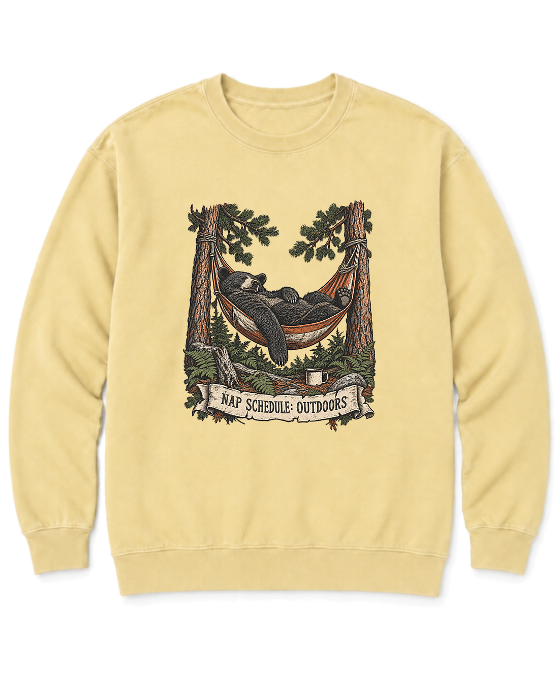 Hammock Bear Sweatshirt - Butter