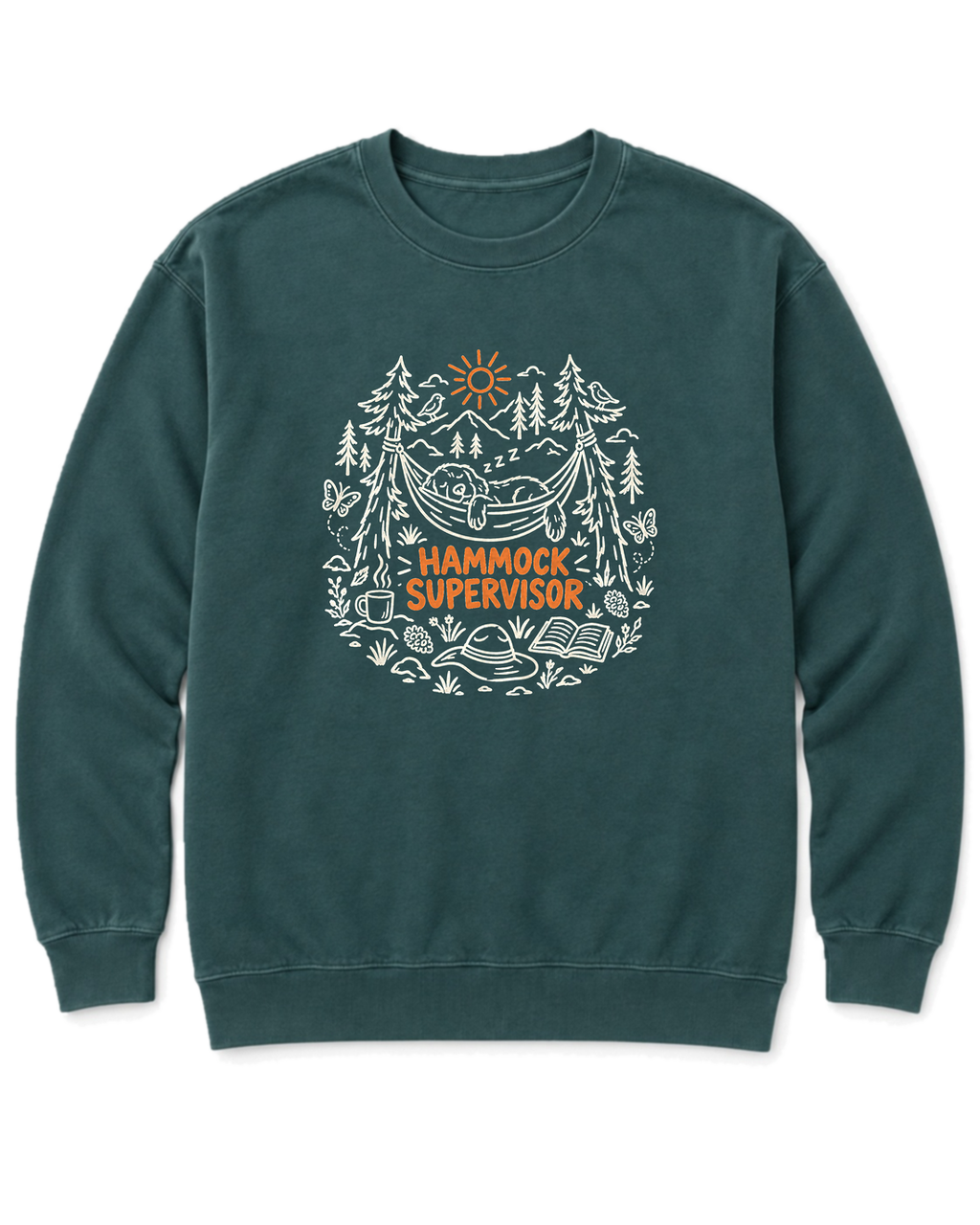 Hammock Supervisor Sweatshirt - Blue Spruce