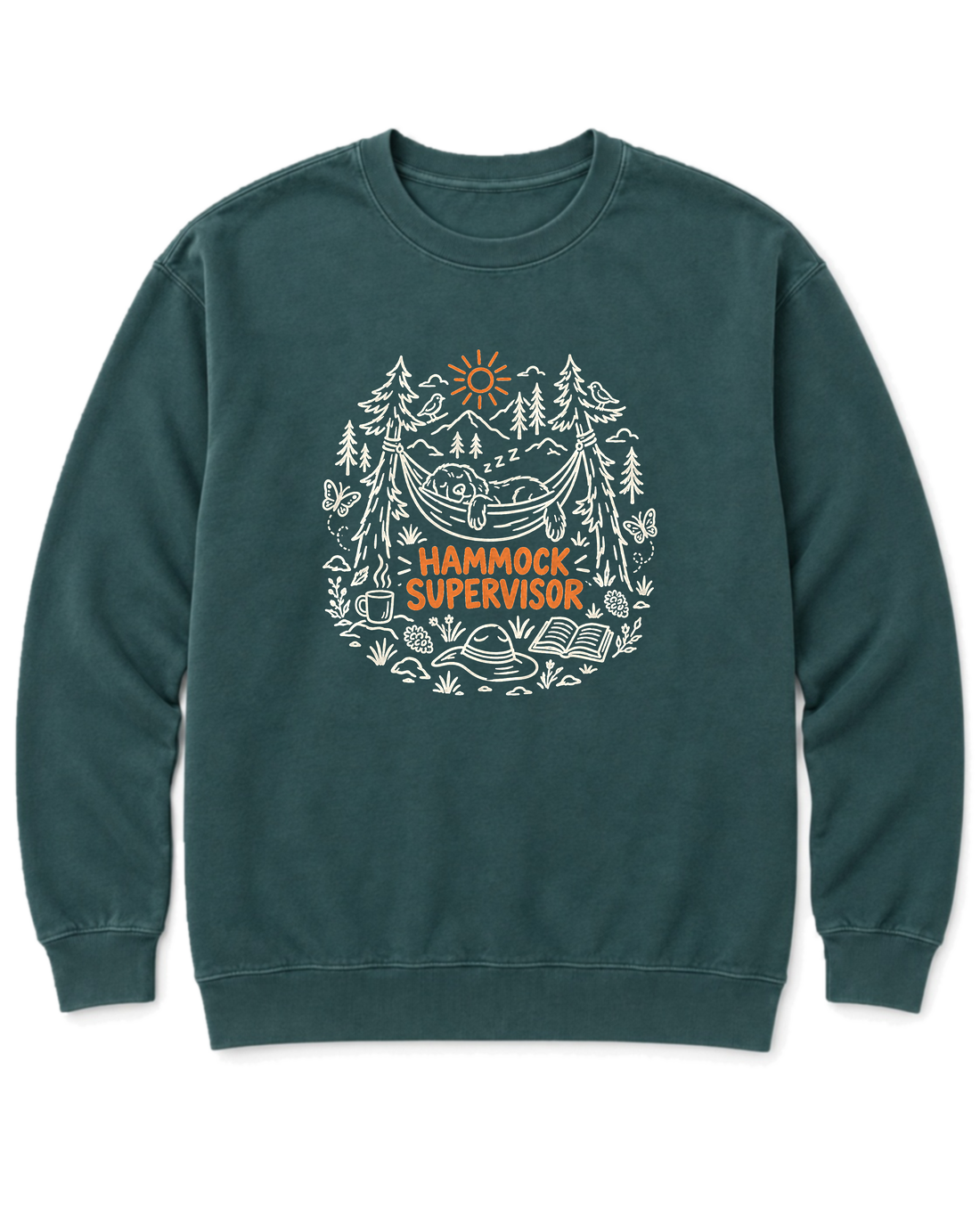 Hammock Supervisor Sweatshirt - Blue Spruce
