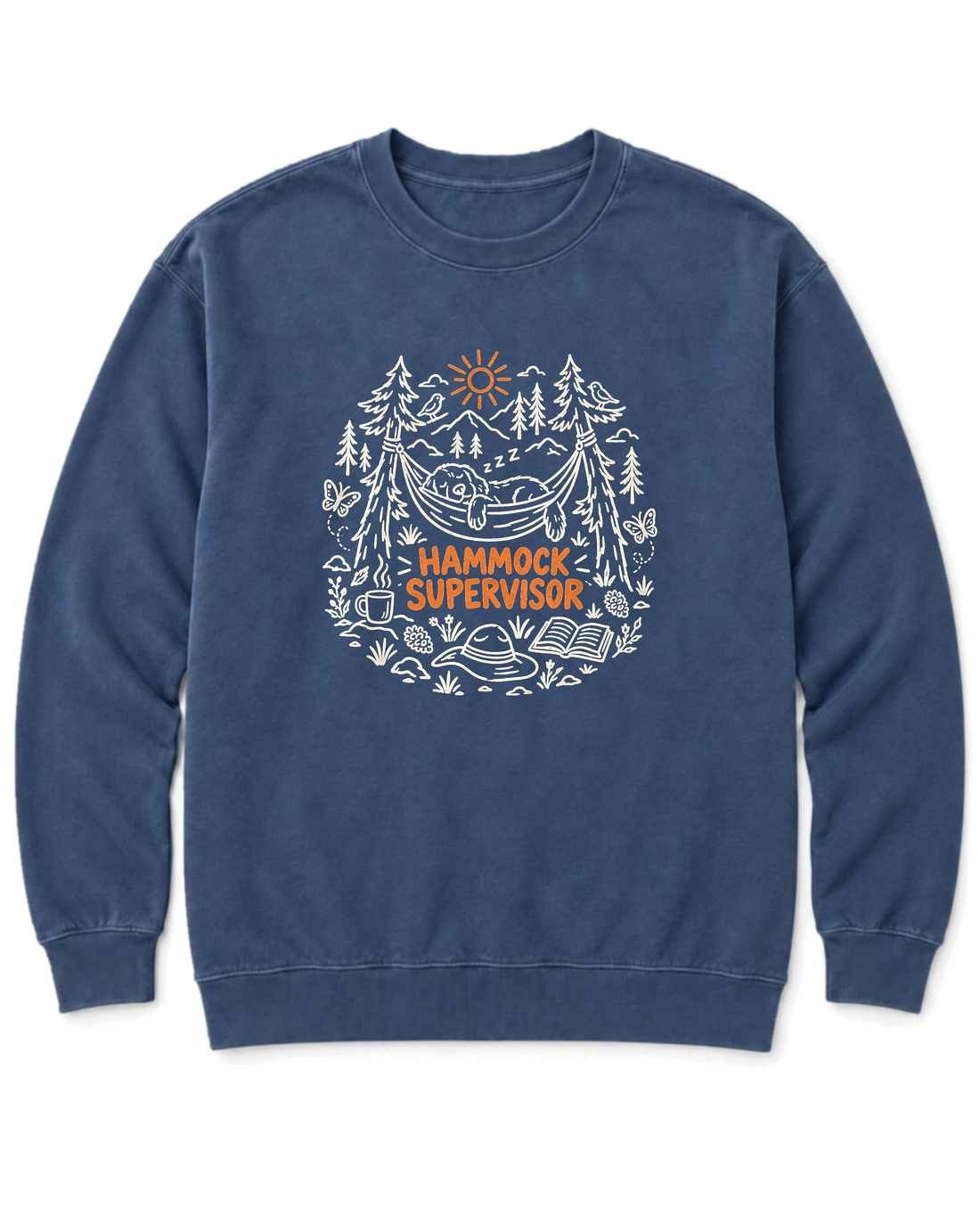 Hammock Supervisor Sweatshirt - Denim