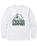 Have Yourself a Merry Little Campout Long Sleeve Shirt - White