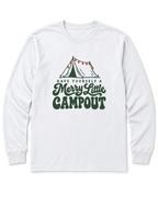 Have Yourself a Merry Little Campout Long Sleeve Shirt - White