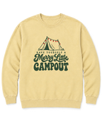 Have Yourself a Merry Little Campout Sweatshirt - Butter