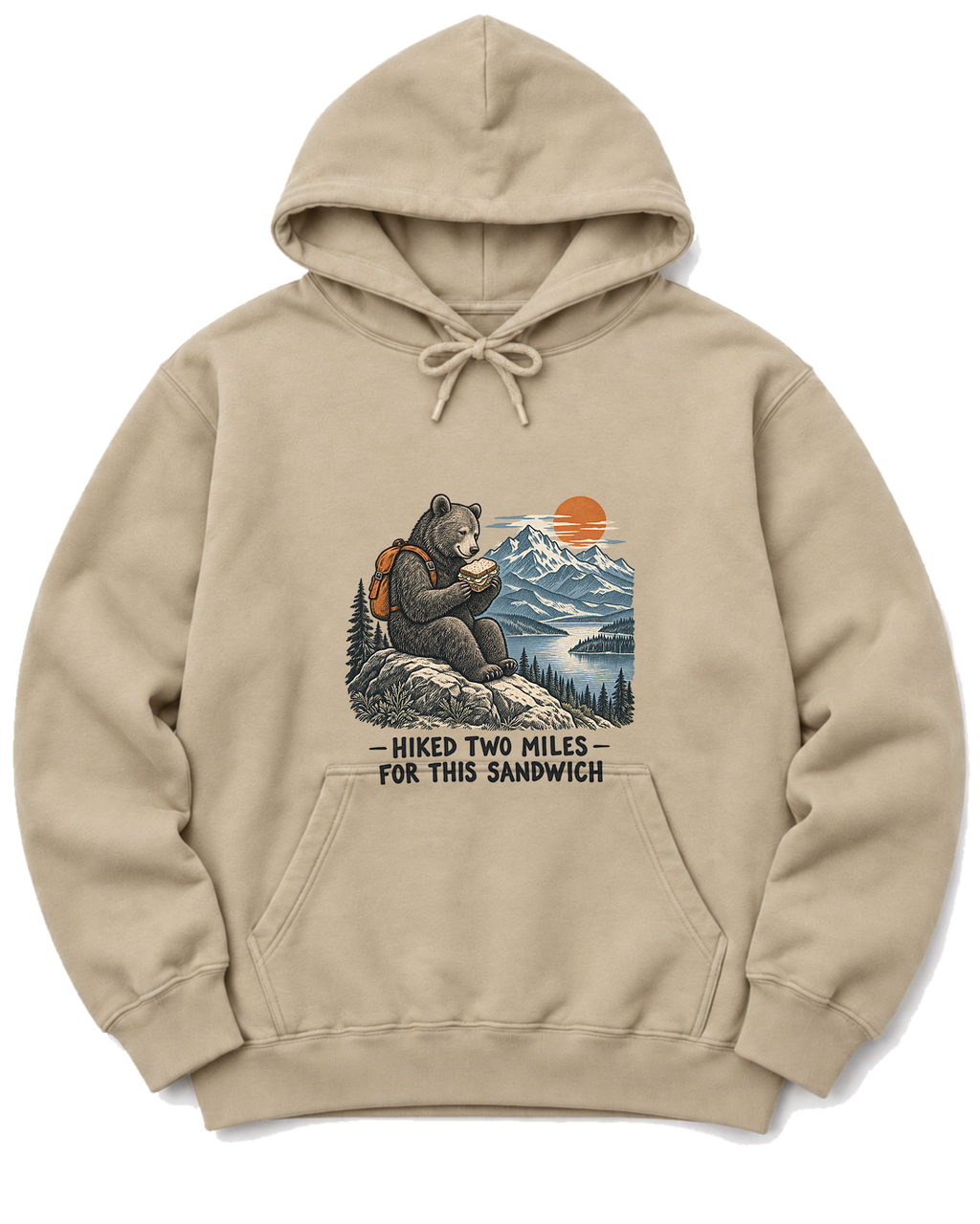 Hiked Two Miles for This Sandwich Hoodie - Sand
