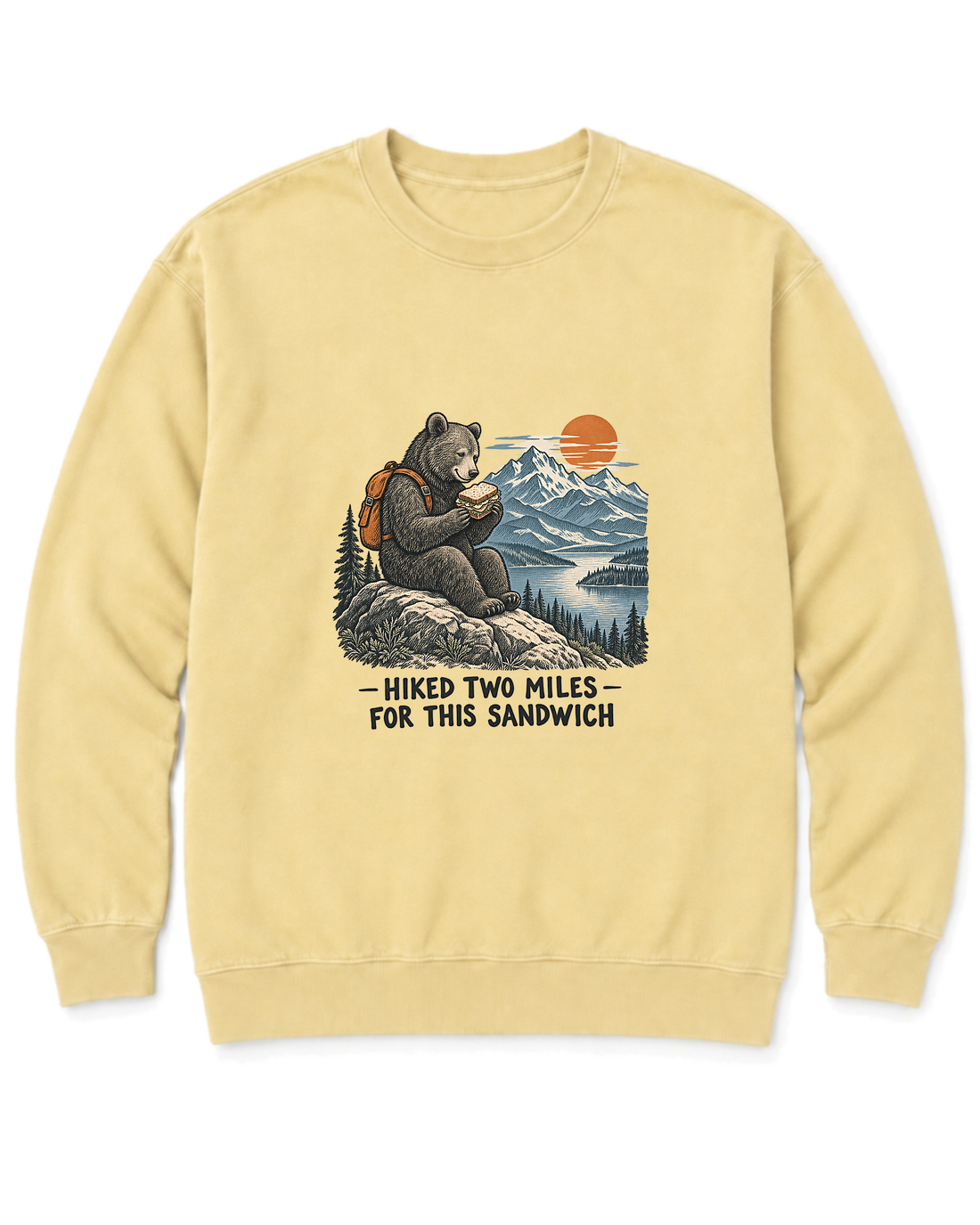 Hiked Two Miles for This Sandwich Sweatshirt - Butter