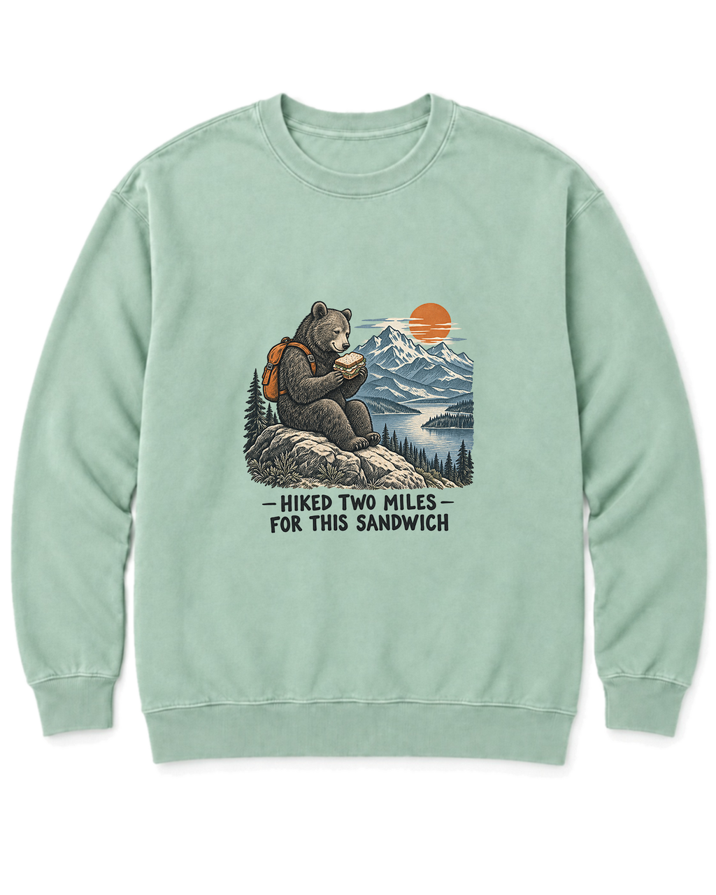 Hiked Two Miles for This Sandwich Sweatshirt - Chalky Mint
