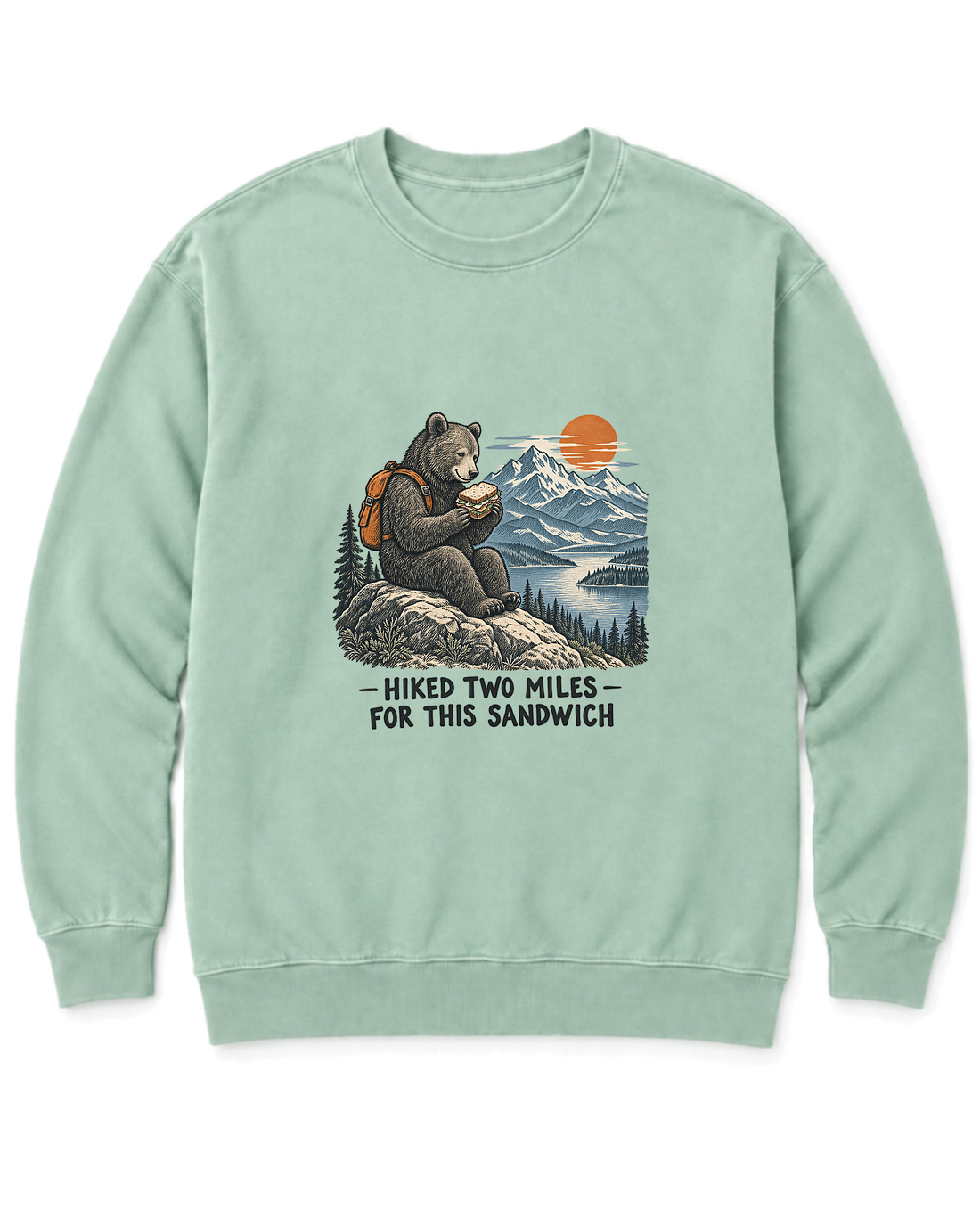 Hiked Two Miles for This Sandwich Sweatshirt - Chalky Mint