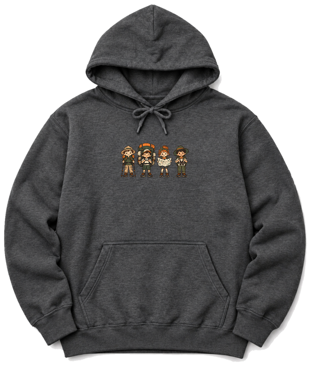Hiker Crew Hoodie - Dark Heather