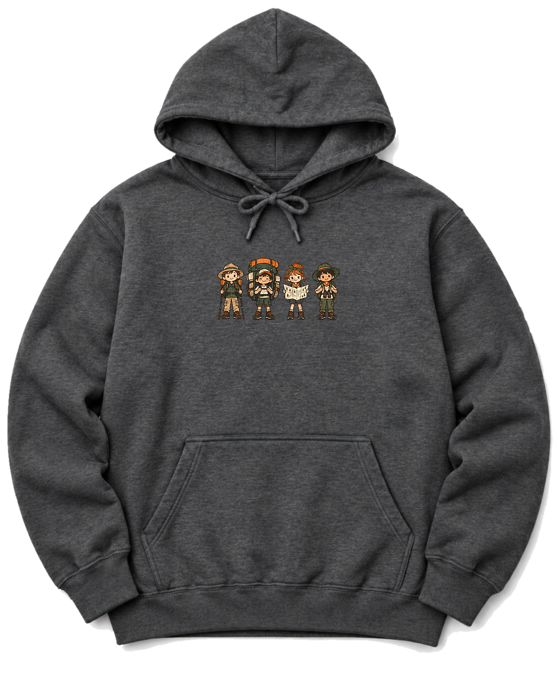 Hiker Crew Hoodie - Dark Heather
