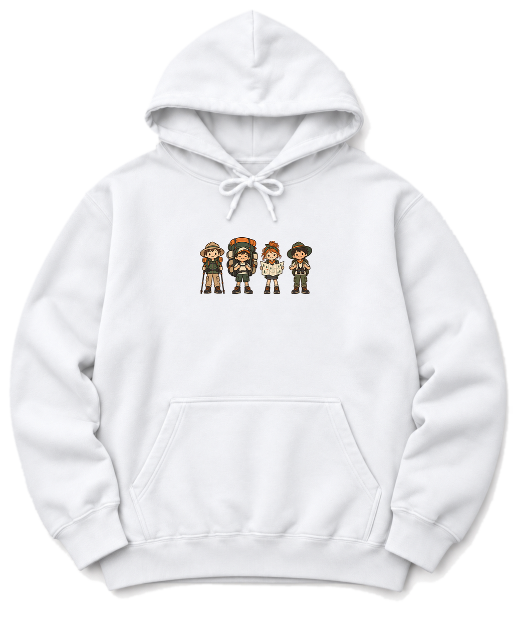 Hiker Crew Hoodie - White