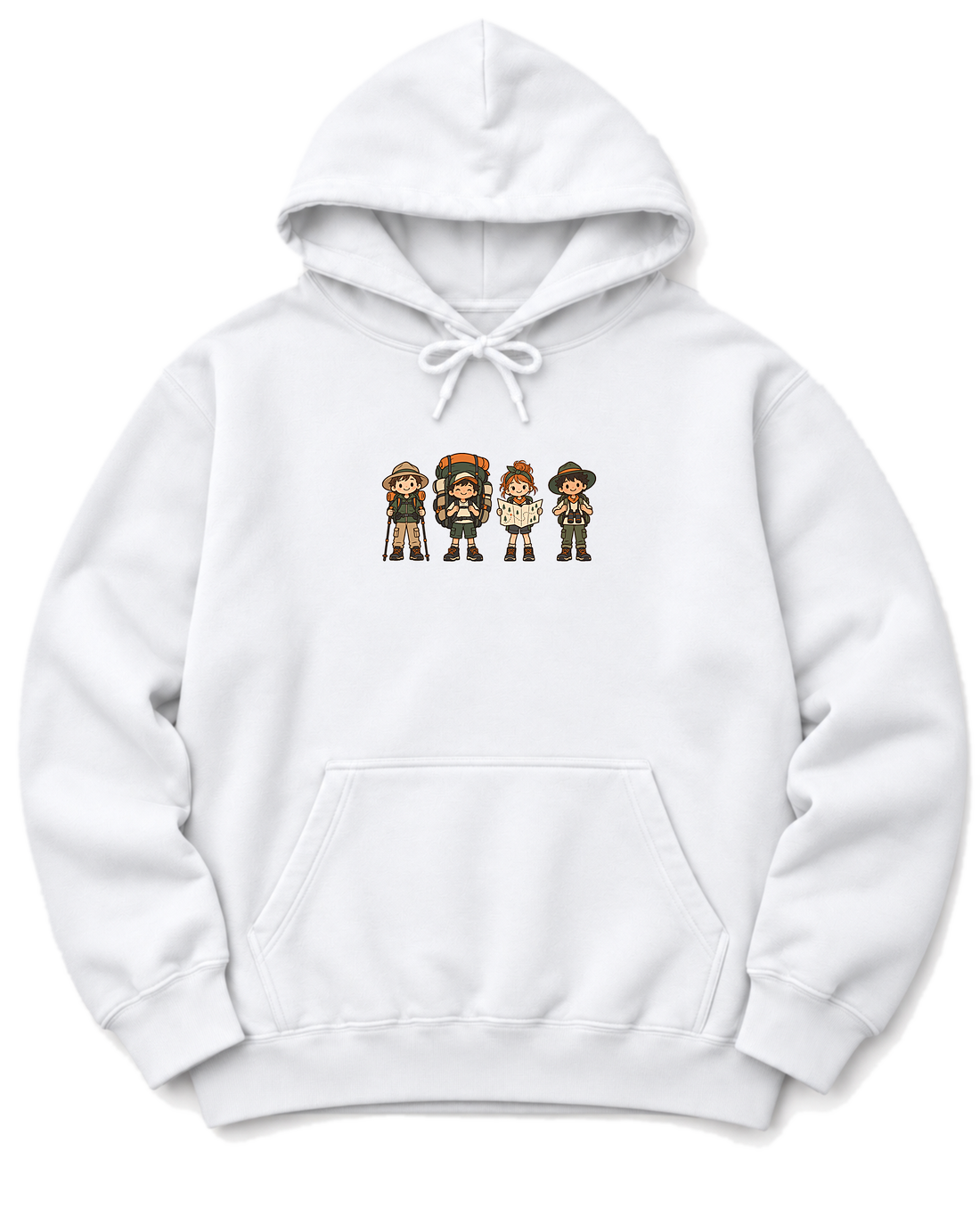 Hiker Crew Hoodie - White