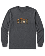 Hiker Crew Long Sleeve Shirt - Dark Heather