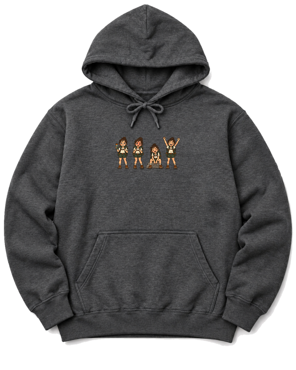 Hiker Moods Hoodie - Dark Heather