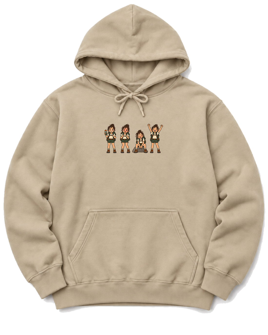 Hiker Moods Hoodie - Sand