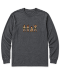 Hiker Moods Long Sleeve Shirt - Dark Heather