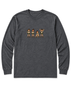 Hiker Moods Long Sleeve Shirt - Dark Heather