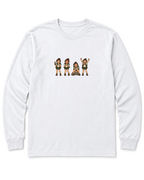 Hiker Moods Long Sleeve Shirt - White