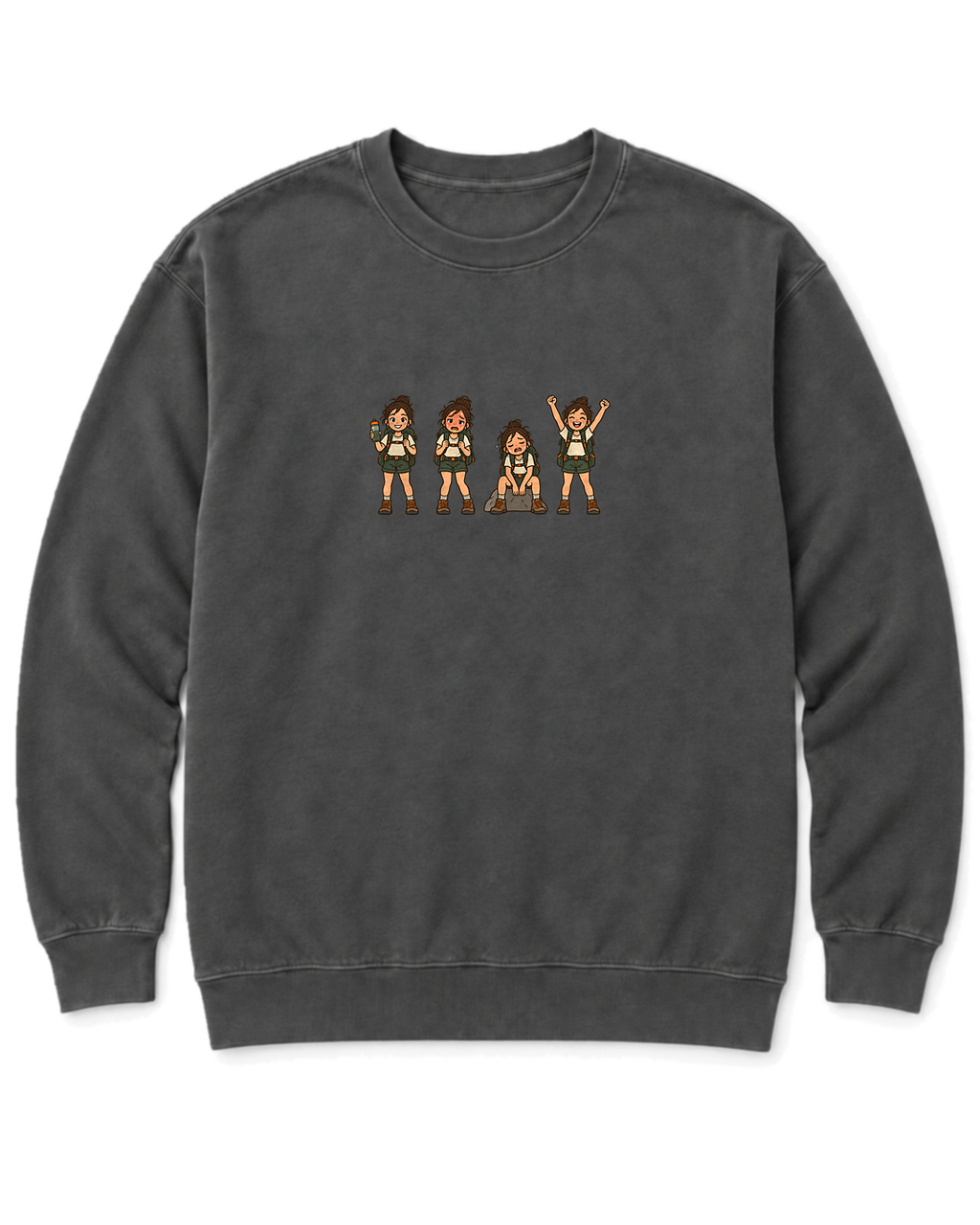 Hiker Moods Sweatshirt - Pepper