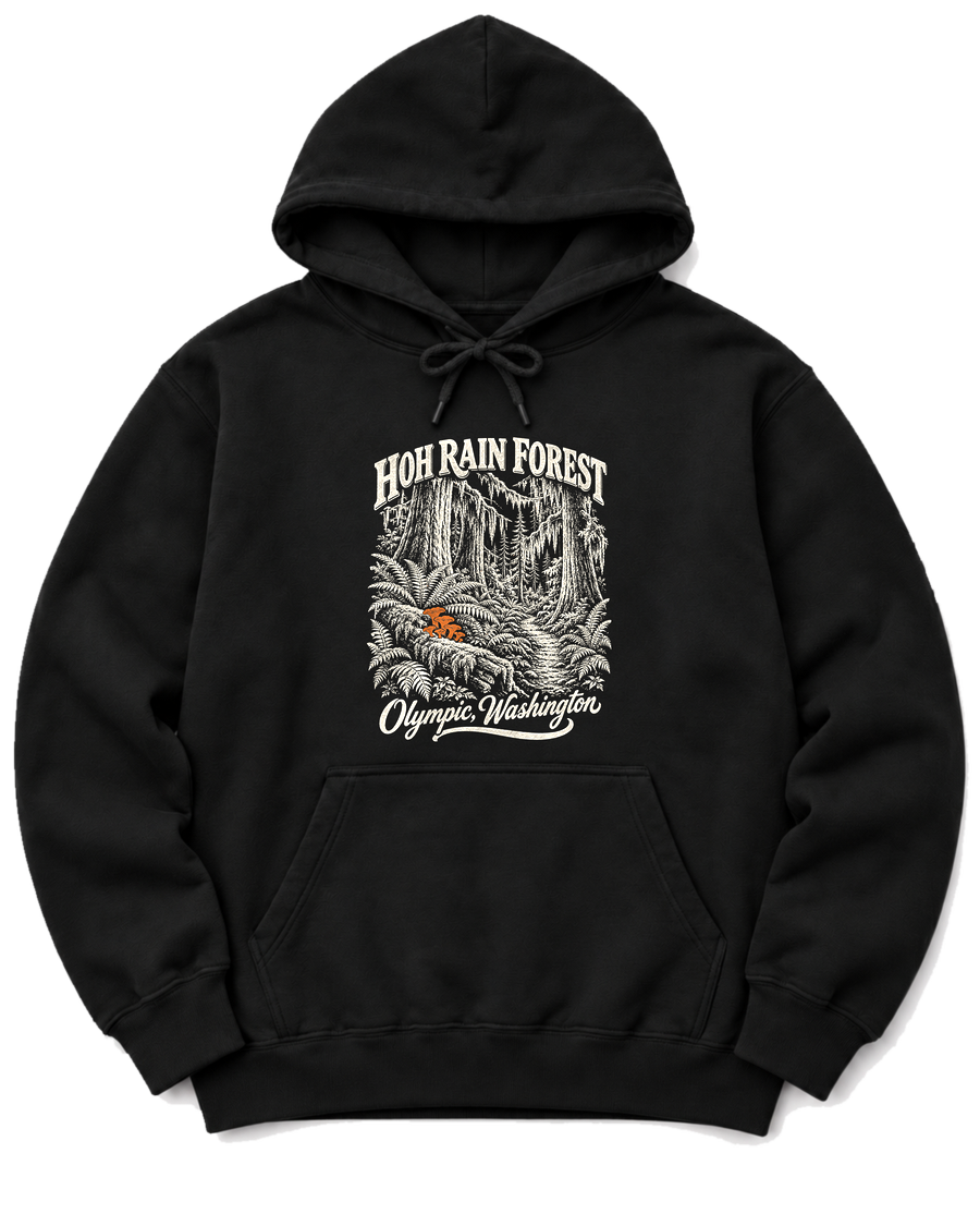 Hoh Rain Forest Hoodie - Black