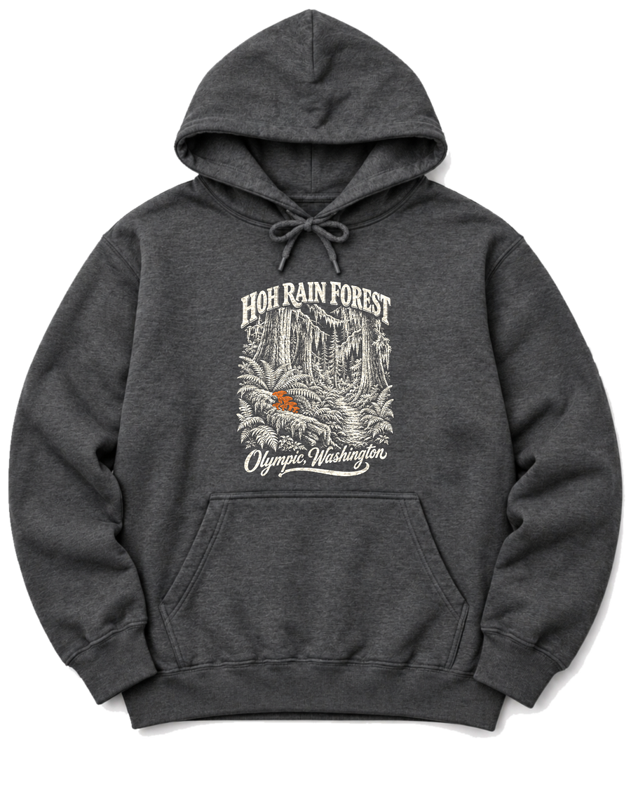 Hoh Rain Forest Hoodie - Dark Heather
