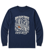 Hoh Rain Forest Long Sleeve Shirt - Navy