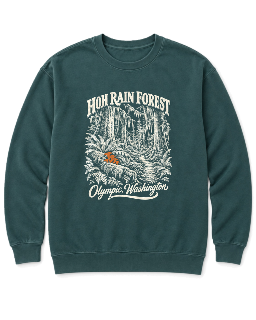 Hoh Rain Forest Sweatshirt - Blue Spruce