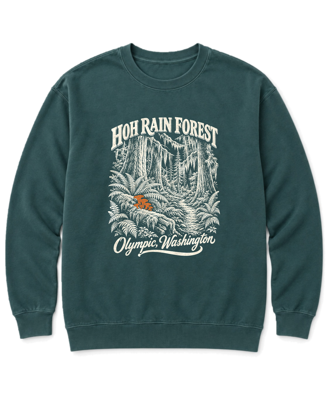 Hoh Rain Forest Sweatshirt - Blue Spruce