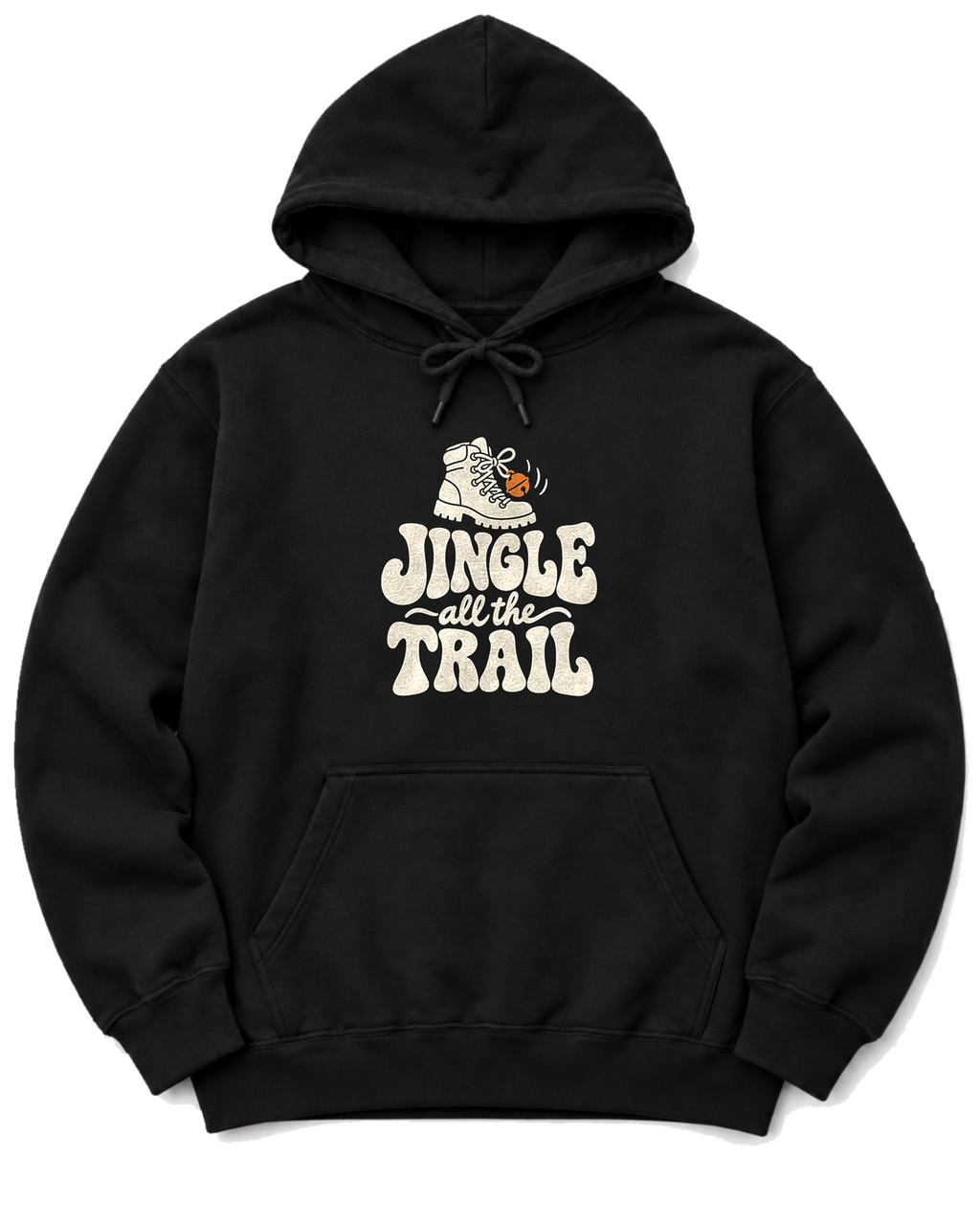 Jingle All the Trail Hoodie - Black