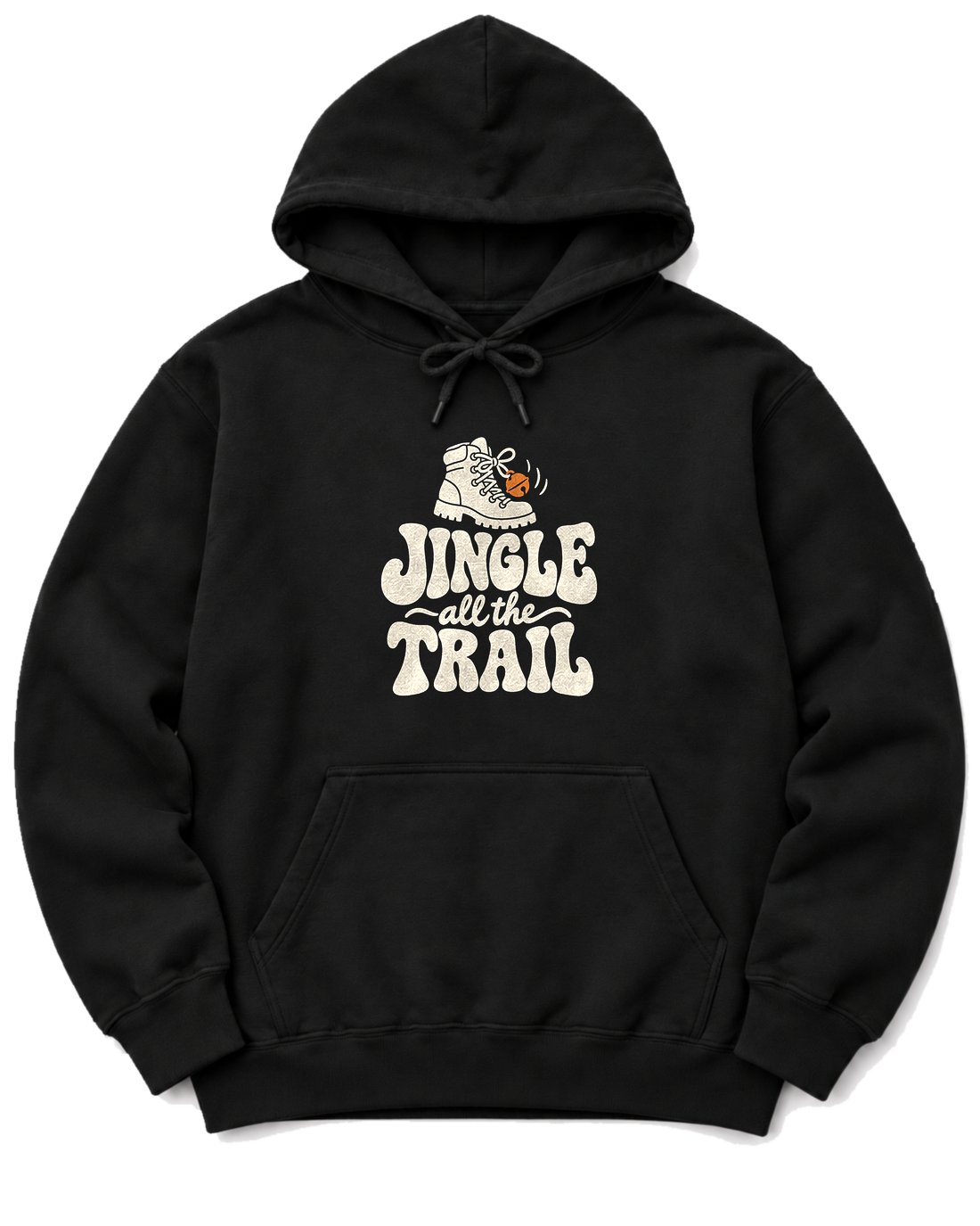 Jingle All the Trail Hoodie - Black
