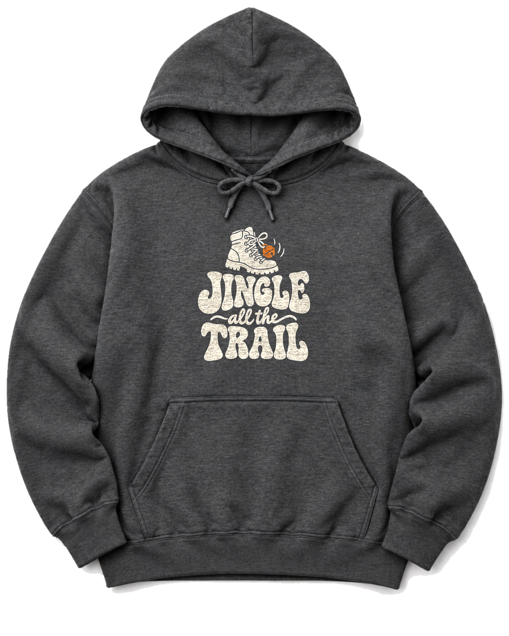 Jingle All the Trail Hoodie - Dark Heather