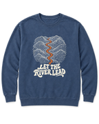 Let the River Lead Sweatshirt - Denim