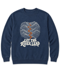 Let the River Lead Sweatshirt - True Navy