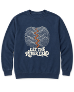 Let the River Lead Sweatshirt - True Navy