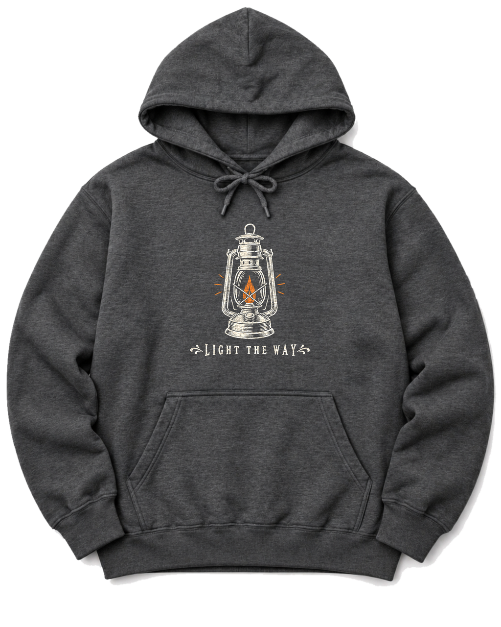 Light the Way Hoodie - Dark Heather