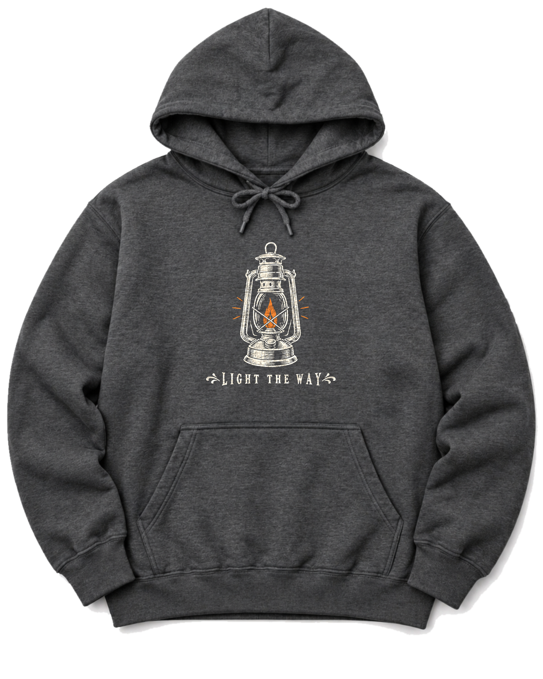 Light the Way Hoodie - Dark Heather