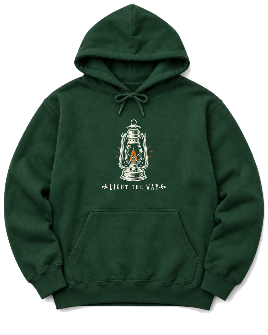 Light the Way Hoodie - Forest Green