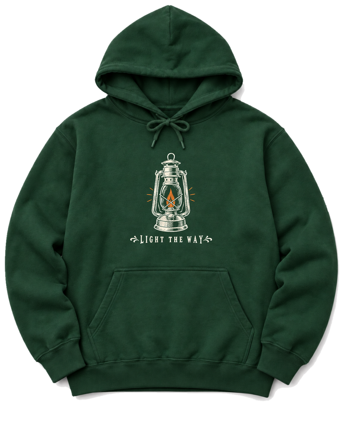 Light the Way Hoodie - Forest Green
