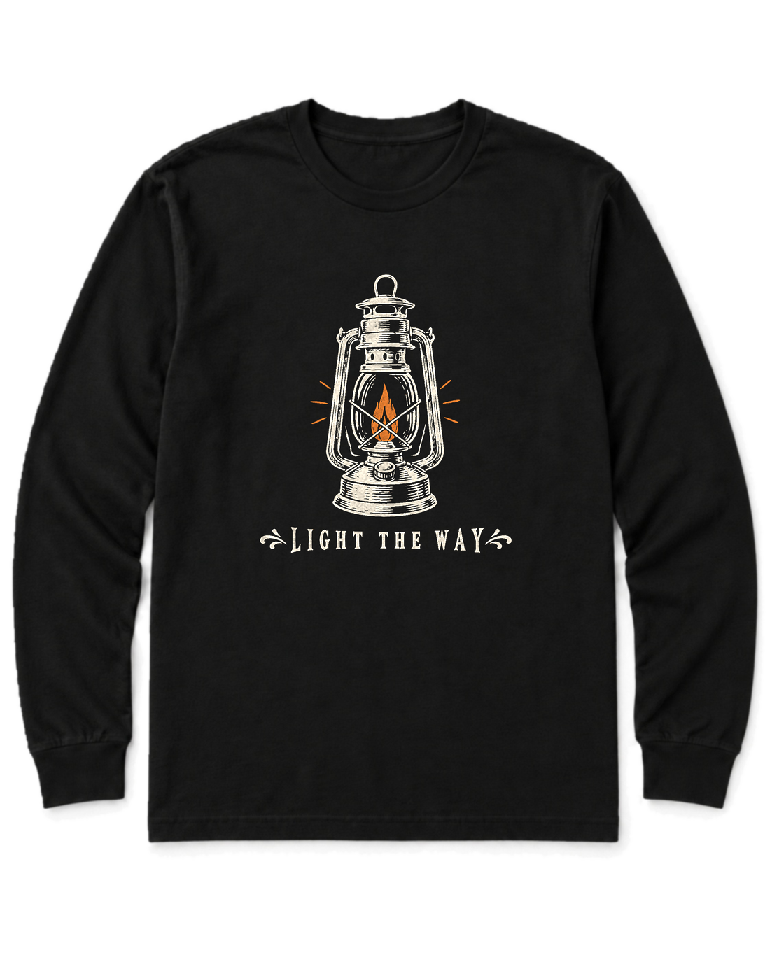 Light the Way Long Sleeve Shirt - Black