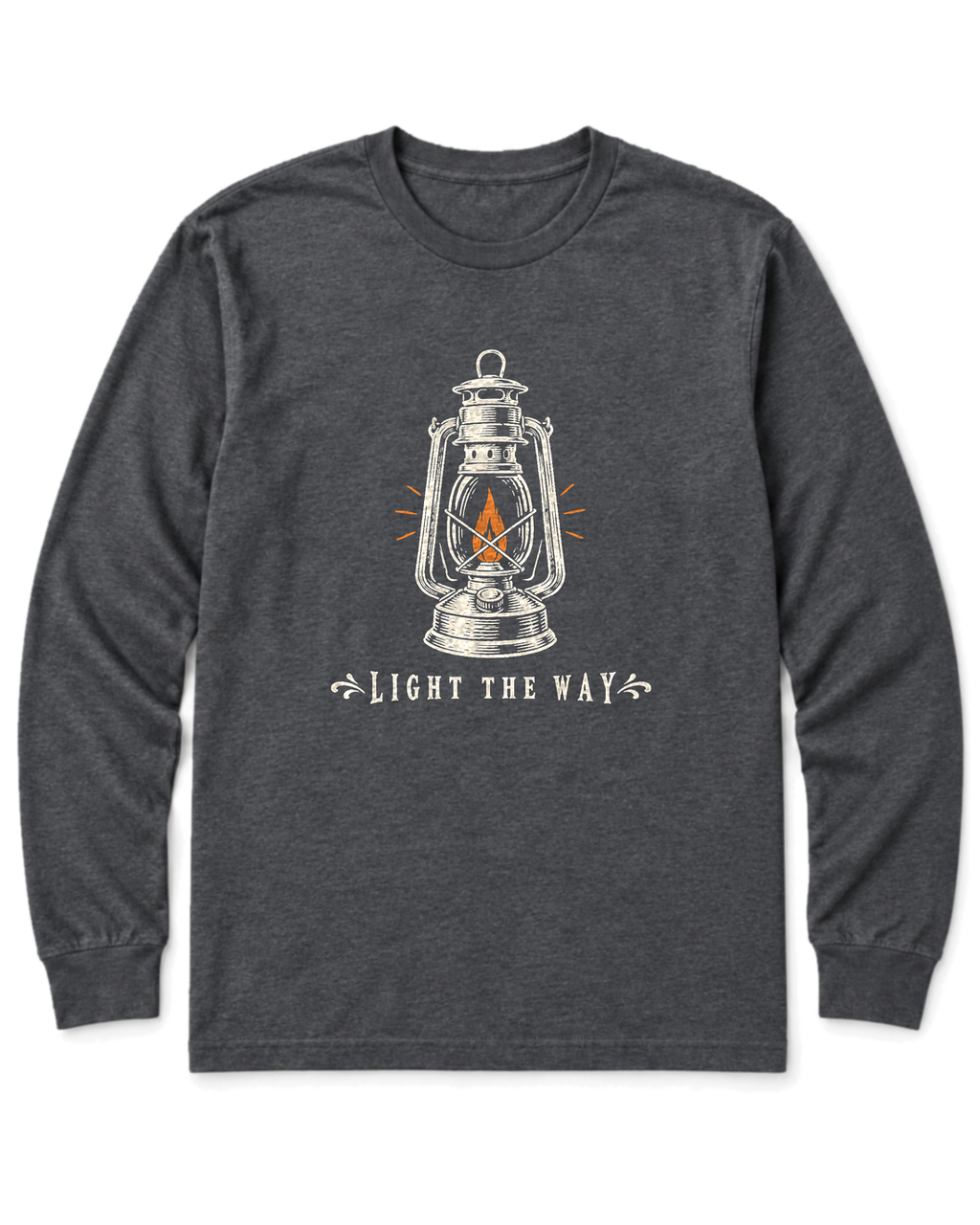 Light the Way Long Sleeve Shirt - Dark Heather