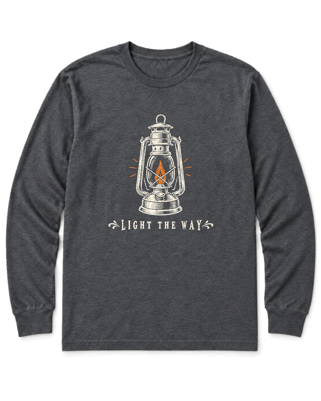 Light the Way Long Sleeve Shirt - Dark Heather