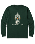Light the Way Long Sleeve Shirt - Forest Green