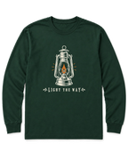 Light the Way Long Sleeve Shirt - Forest Green