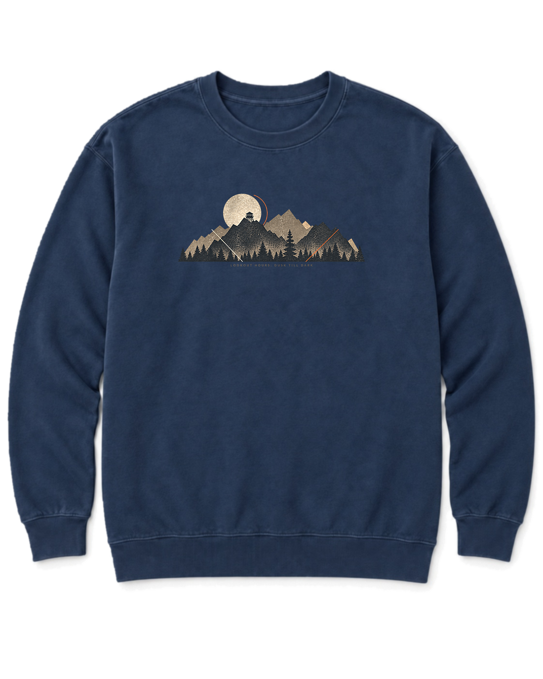 Lookout Hours Sweatshirt - True Navy