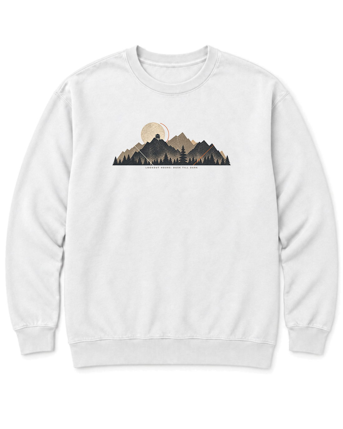 Lookout Hours Sweatshirt - White