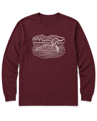 Loon on the Lake Long Sleeve Shirt