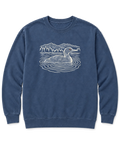 Loon on the Lake Sweatshirt - Denim