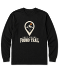 Lost Signal, Found Trail Long Sleeve Shirt - Black