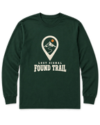 Lost Signal, Found Trail Long Sleeve Shirt - Forest Green
