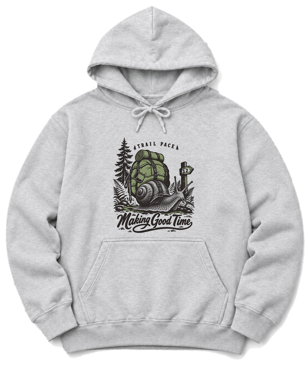 Making Good Time Hoodie - Ash